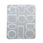 Jesmonite Forma Silikonowa 15,6cm x 12,1cm x 0,7cm - Keychains