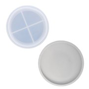 Jesmonite Forma Silikonowa fi 10cm x 1,5cm extra sturdy - Round 
