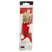 Daler Rowney Simply Pędzle do farb olejnych 5szt.