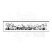 Stamperia stempel kauczukowy HD Efekt pergaminu 4 × 18 cm