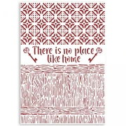 Stamperia Casa Granada szablon A4 There Is No Place Like Home