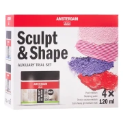 Talens Amsterdam Sculpt&Shape zestaw mediów 4x120ml