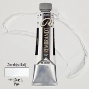 TALENS REMBRANDT 40ML 104 - ZINC WHITE - farba olejna
