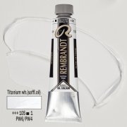 TALENS REMBRANDT 40ML 105 - TITANIUM WHITE - farba olejna