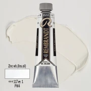 TALENS REMBRANDT 40ML 117 - ZINC WHITE (LINSEED OIL) - farba olejna