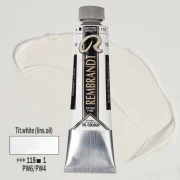 TALENS REMBRANDT 40ML 118 - TITANIUM WHITE (LINSEED OIL) - farba olejna