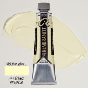 TALENS REMBRANDT 40ML 279 - NICKEL TITANIUM YELLOW LIGHT - farba olejna