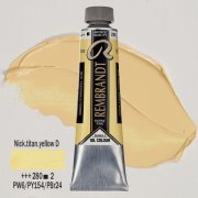 TALENS REMBRANDT 40ML 280 - NICKEL TITANIUM YELLOW DEEP  - farba olejna