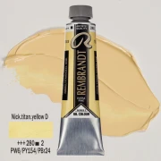 TALENS REMBRANDT 40ML 280 - NICKEL TITANIUM YELLOW DEEP  - farba olejna