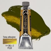TALENS REMBRANDT 40ML 281 - TRANSPARENT YELLOW GREEN - farba olejna