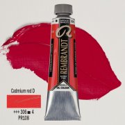 TALENS REMBRANDT 40ML 306 - CADMIUM RED DEEP - farba olejna