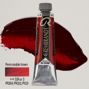 TALENS REMBRANDT 40ML 324 - PERMANENT MADDER BROWN - farba olejna