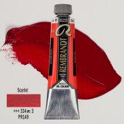 TALENS REMBRANDT 40ML 334 - SCARLET - farba olejna