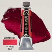 TALENS REMBRANDT 40ML 366 - QUINACRIDONE ROSE - farba olejna