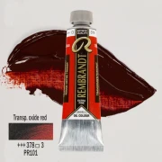 TALENS REMBRANDT 40ML 378 - TRANSPARENT OXIDE RED - farba olejna