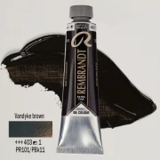 TALENS REMBRANDT 40ML 403 - VANDYKE BROWN - farba olejna