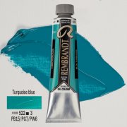TALENS REMBRANDT 40ML 522 - TURQUOISE BLUE - farba olejna
