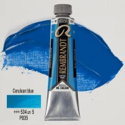 TALENS REMBRANDT 40ML 534 - CERULEAN BLUE - farba olejna