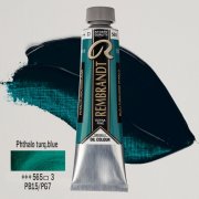 TALENS REMBRANDT 40ML 565 - PHTHALO TURQUOISE BLUE - farba olejna