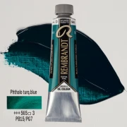 TALENS REMBRANDT 40ML 565 - PHTHALO TURQUOISE BLUE - farba olejna