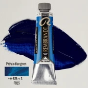 TALENS REMBRANDT 40ML 576 - PHTHALO BLUE GREEN - farba olejna