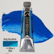 TALENS REMBRANDT 40ML 582 - MANGANESE BLUE PHTHALO - farba olejna