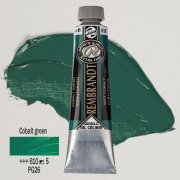 TALENS REMBRANDT 40ML 610 - COBALT GREEN  - farba olejna