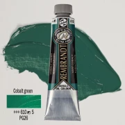 TALENS REMBRANDT 40ML 610 - COBALT GREEN  - farba olejna