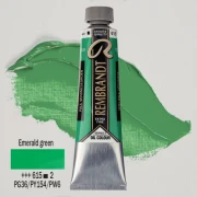 TALENS REMBRANDT 40ML 615 - EMERALD GREEN - farba olejna