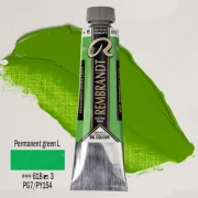 TALENS REMBRANDT 40ML 618 -  PERMANENT GREEN LIGHT - farba olejna