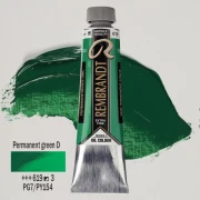 TALENS REMBRANDT 40ML 619 -  PERMANENT GREEN DEEP - farba olejna