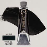 TALENS REMBRANDT 40ML 701 - IVORY BLACK - farba olejna