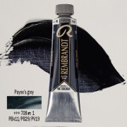 TALENS REMBRANDT 40ML 708 -  PAYNE'S GREY - farba olejna