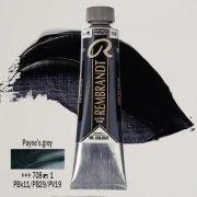 TALENS REMBRANDT 40ML 708 -  PAYNE\'S GREY - farba olejna