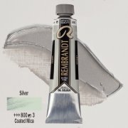 TALENS REMBRANDT OIL 40ML 800 - SILVER