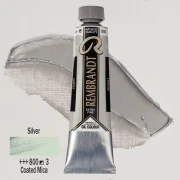 TALENS REMBRANDT OIL 40ML 800 - SILVER