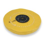 Tarcza polerska bawełniana żółta 10 cm x 40 warstw