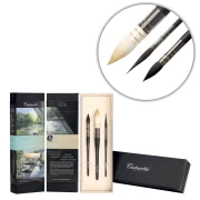 Tintoretto Feltracco Pędzle do Akwareli komplet 3 pędzli