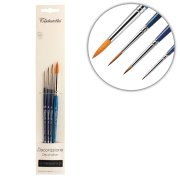 Tintoretto Pędzle do Ikonografii blister komplet 4 pędzli