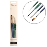 Tintoretto Pędzle do Tuszowania na Blistrze komplet 4 pędzli