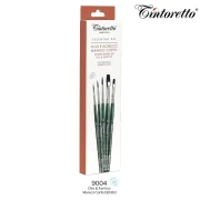 Tintoretto Zestaw Essential Olio i Acrilico Denso 9004 komplet 5 pędzli