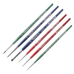 Tintoretto Miniature & Static Modelling Zestaw Pędzli 6sztuk