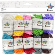 TITANUM Włóczka mix kolorów 10 x 10 g