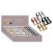 INTERDRUK TEMPERÓWKA METALOWA SATIN GOLD