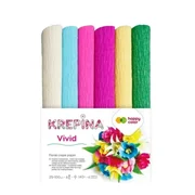 HAPPY COLOR krepina 25x100 cm - Vivid