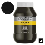 W&N GALERIA ACRYLIC 1L IVORY BLACK