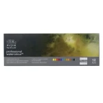 Winsor & Newton Professional Watercolour 12 Half Pans Travel Metal Box