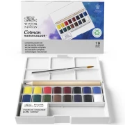 Winsor & Newton Farby akwarelowe COTMAN DELUXE SKETCHERS\' POCKET BOX