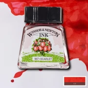 Winsor & Newton Tusz rysunkowy Scarlet 14ml