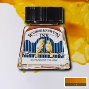 Winsor & Newton Tusz rysunkowy Canary Yellow 14ml